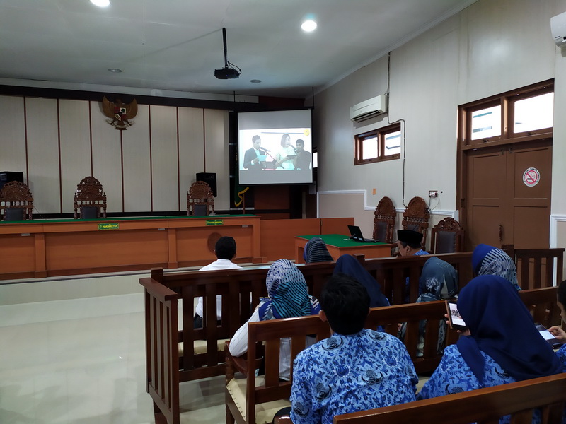 Nonton Bersama Live Streaming Launching e-Litigasi dan Hymne MA